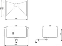 Кухонная мойка AquaSanita Enna ENN 100LAW