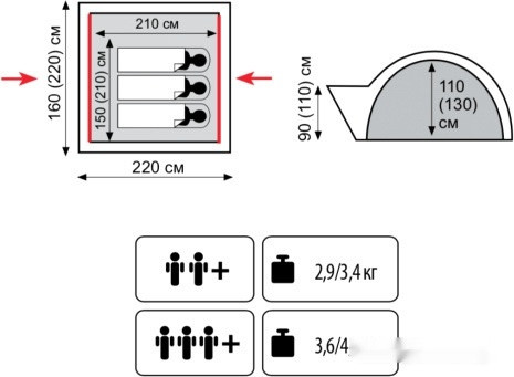 Палатка Tramp Lite Wonder 2