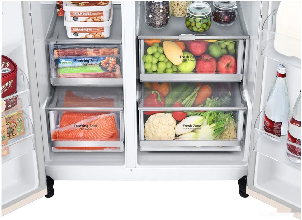 Холодильник side by side LG DoorCooling+ GC-B257SEZV