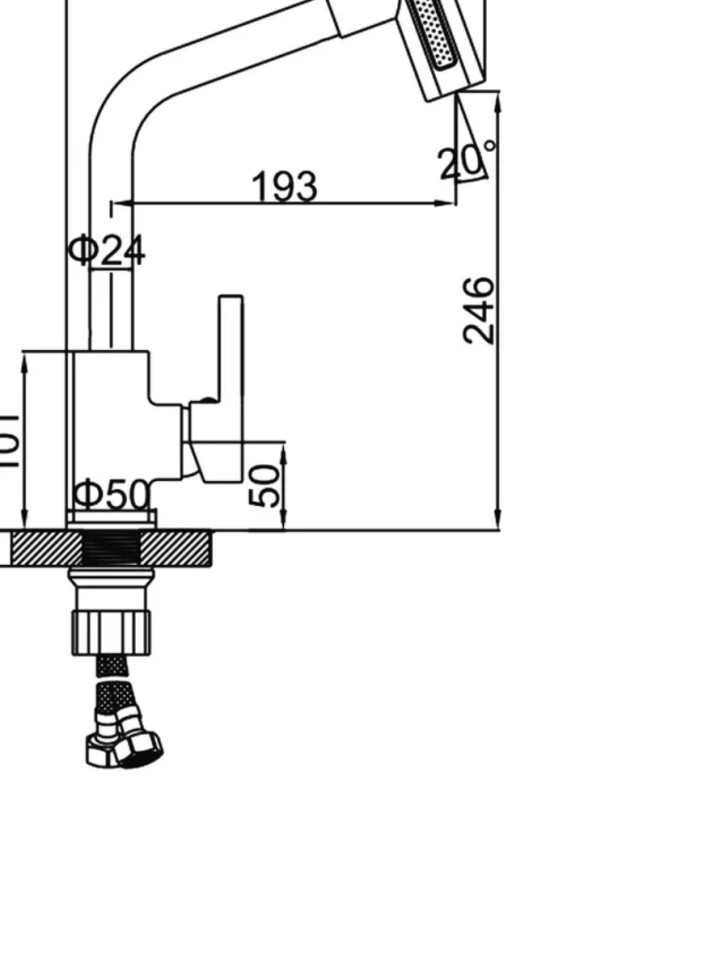 Смеситель Ledeme L6099-4