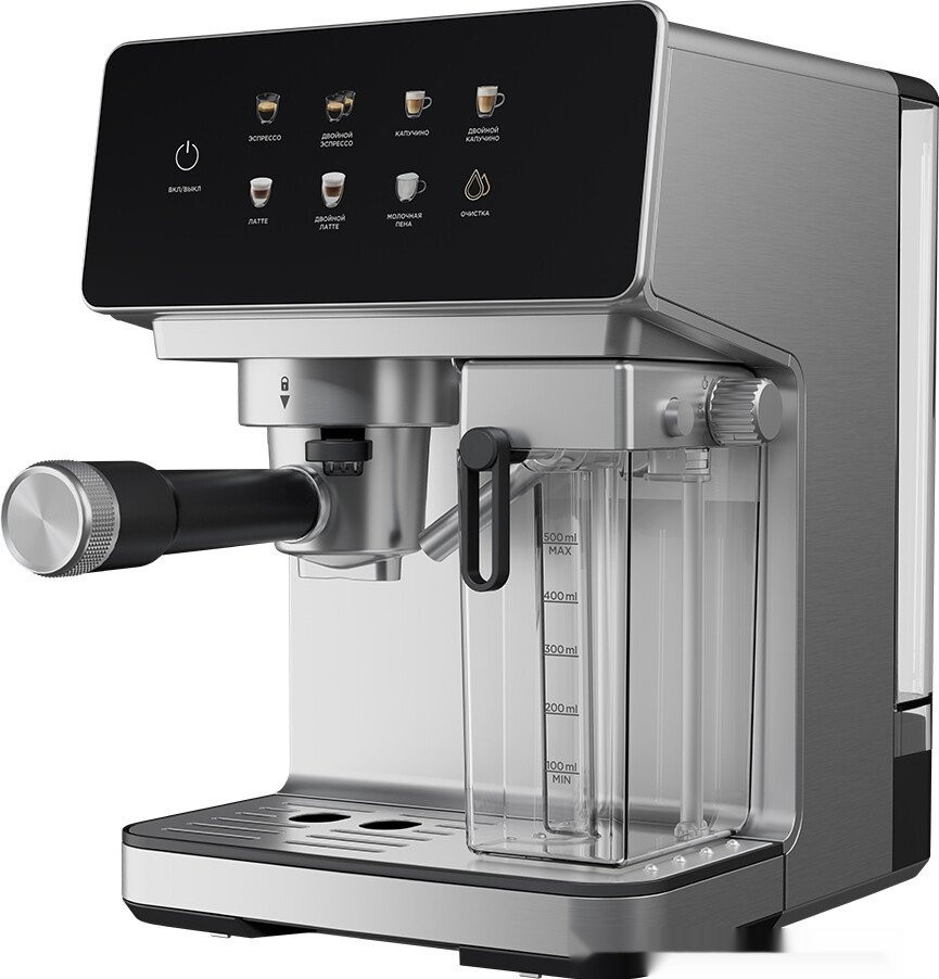 Рожковая кофеварка Weissgauff WCM-355 DBx Automatic Cappuccino ColorTouch