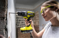 Ударная дрель-шуруповерт Ryobi RPD18X-2C52S 5133005527 (с 2-мя АКБ 2 Ач+5 Ач, сумка)