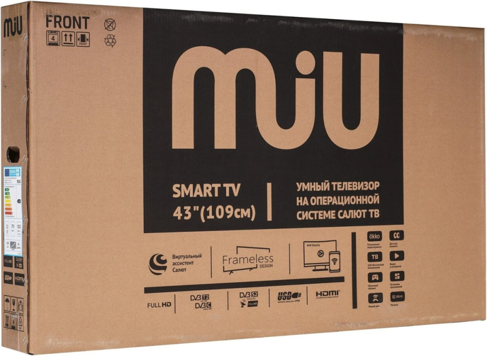 Телевизор MIU H43SLT101SV