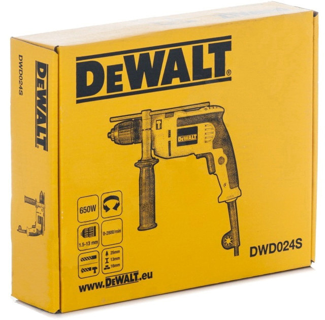 Дрель ударная DeWALT DWD024S