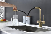 Смеситель Paulmark Serpentine SE213222-BR (бронза)