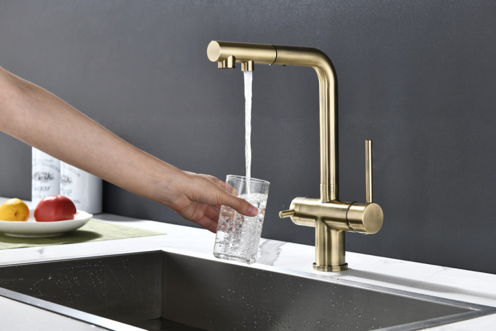 Смеситель Paulmark Serpentine SE213222-BR (бронза)