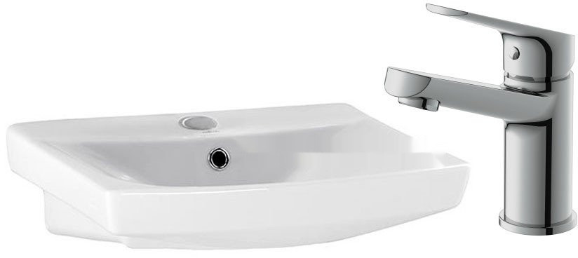 Умывальник Cersanit Carina 50 S-UM-CAR50/1 + 63034