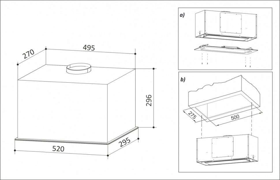 Вытяжка Exiteq EX-1236 (черный)