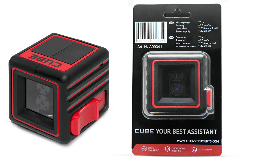 Лазерный нивелир ADA Instruments Cube Basic Edition