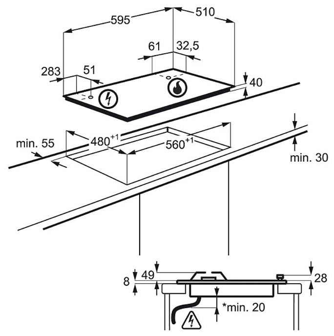 Варочная панель Zanussi GPZ 263 SS