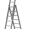 Лестница-стремянка Новая Высота алюминиевая трёхсекционная 3x10 (1230310)
