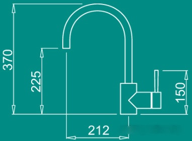 Смеситель Elleci Indo Chrome CR