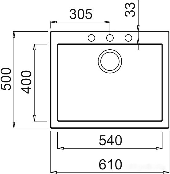 Кухонная мойка Elleci Quadra 110 Kera 96