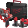 Набор аккумуляторного инструмента Milwaukee 4933459813 (шуруповерт, перфоратор, 2 АКБ, кейс)