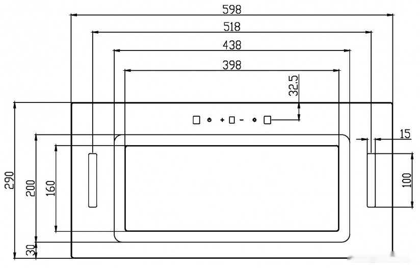 Вытяжка Schtoff Armonia 60 (белый)