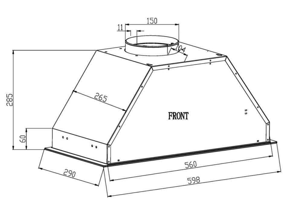 Вытяжка Schtoff Armonia 60 (белый)