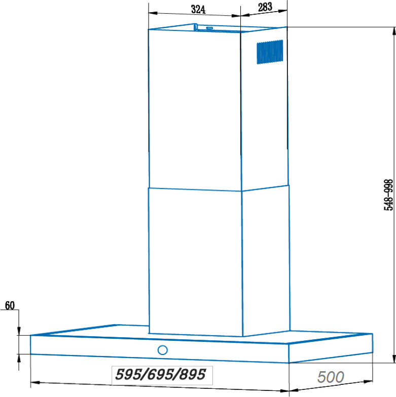 Вытяжка CATA B6-T900 XGBK 02029299