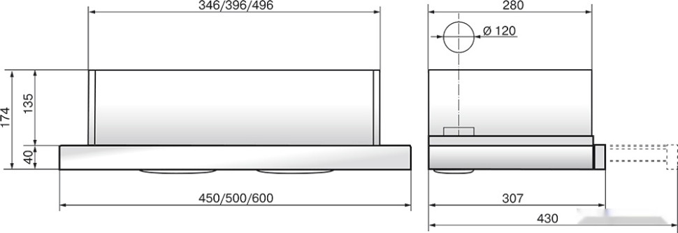 Вытяжка Elikor Интегра Glass 45Н-400-В2Д (нержавеющая сталь/белый)