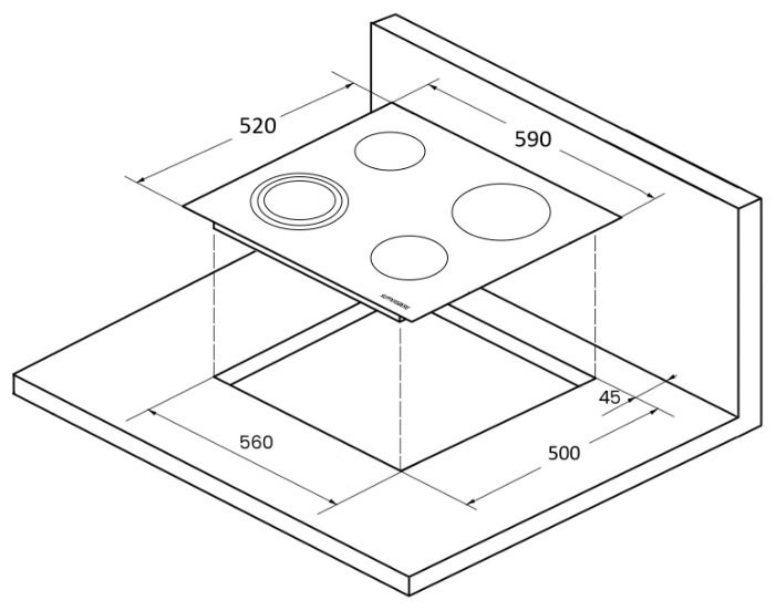 Варочная панель Kuppersberg ECS 623
