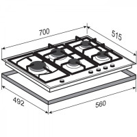 Варочная панель Zigmund &amp; Shtain G 14.7 W