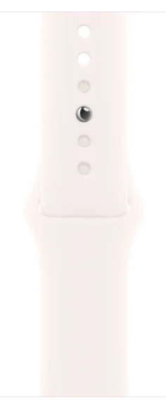 Умные часы Apple Watch Series 10 42 мм (алюминиевый корпус, розовое золото/легкие румяна, спортивный силиконовый ремешок S/M)