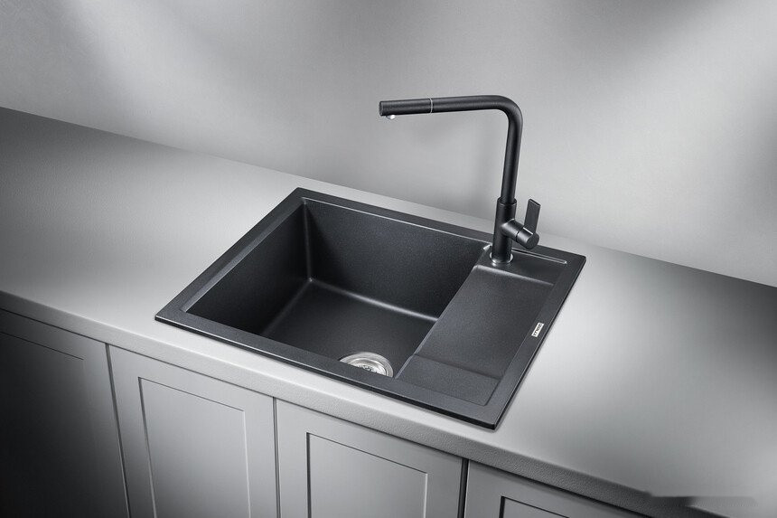 Кухонная мойка Granula GR-6002 (шварц)