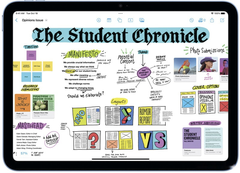 Планшет Apple iPad 10.9" 2022 64GB (серебристый)