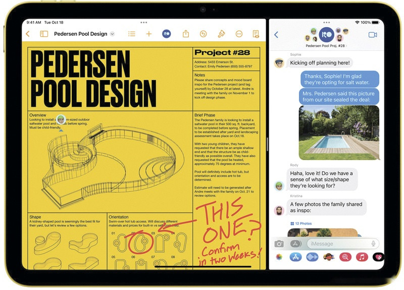 Планшет Apple iPad 10.9" 2022 64GB (серебристый)