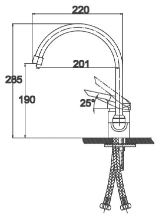 Смеситель Kaiser Athlete 19044