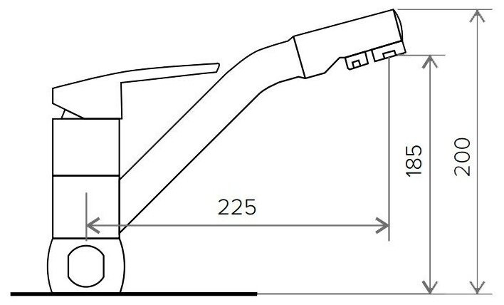 Смеситель Polygran Дуо (Серый 16)
