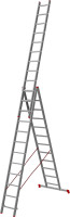 Лестница-стремянка Новая Высота алюминиевая трёхсекционная 3x12 (1230312)