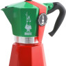 Гейзерная кофеварка Bialetti Moka Express Tricolor (6 порций)