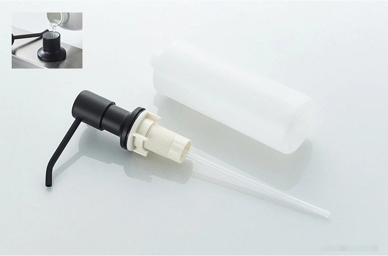 Кухонная мойка БелЭворс Forma R + смеситель W74004-2 + дозатор L405F (черный)