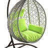 Подвесное кресло LoftyHome Noni 1147 (grey spots/green)