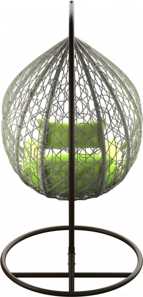 Подвесное кресло LoftyHome Noni 1147 (grey spots/green)