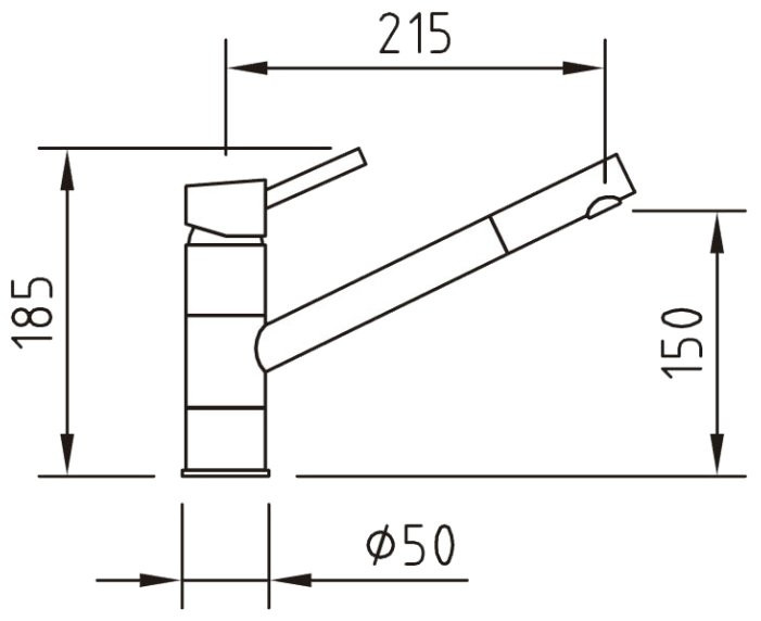 Смеситель Clever Caiman Urban 92603