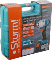 Гайковерт Sturm CD20350BLC (с 1-им АКБ, кейс)