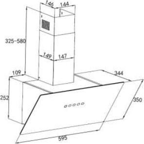 Вытяжка Zorg Ultra 1030 60 S (белый)