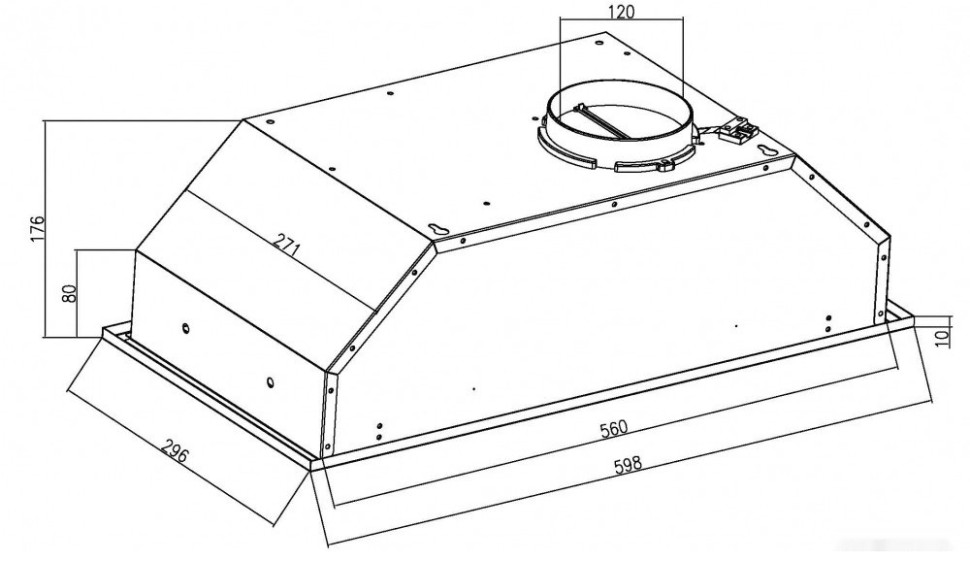 Вытяжка Schtoff Elemento 60 (нержавеющая сталь)