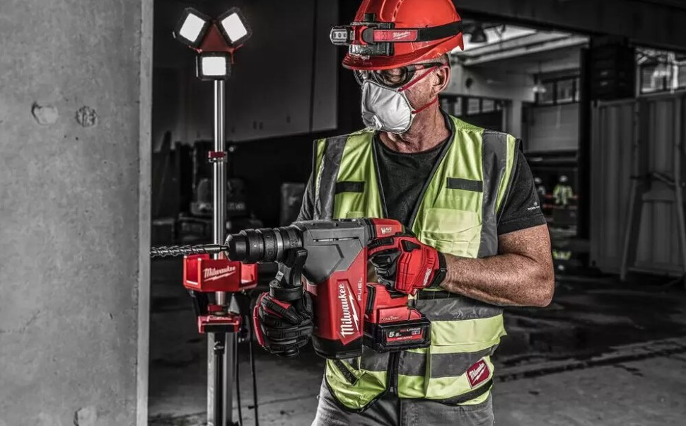 Перфоратор Milwaukee M18 FUEL M18ONEFHPX-552X 4933478496 (с 2-мя АКБ, кейс)