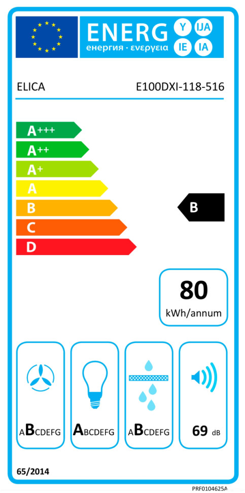 Вытяжка Elica Joy BLIX/A/60 PRF0104625A