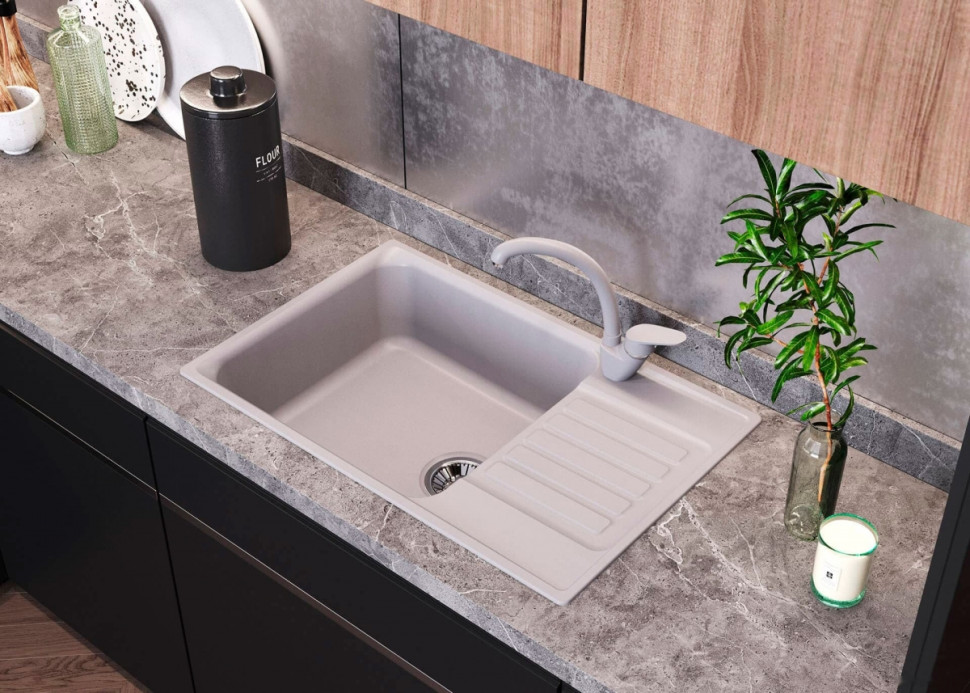 Кухонная мойка Quartz Bond 740 (лен)