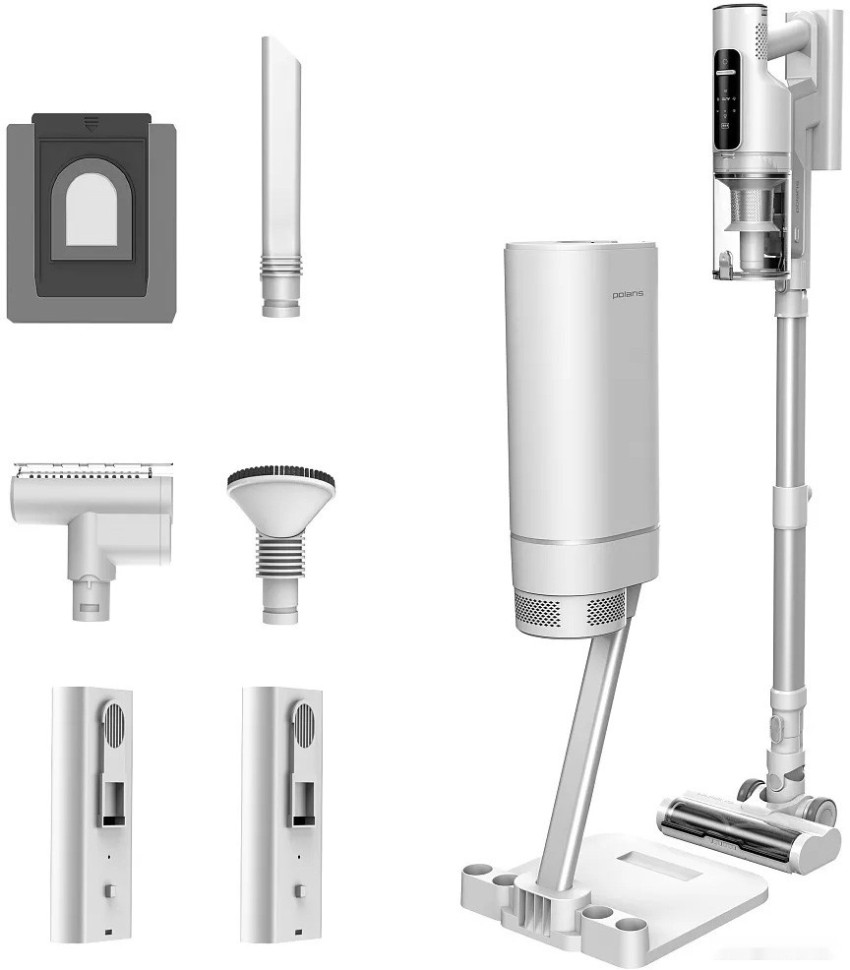 Вертикальный пылесос Polaris PVCSDC 2001 (белый)