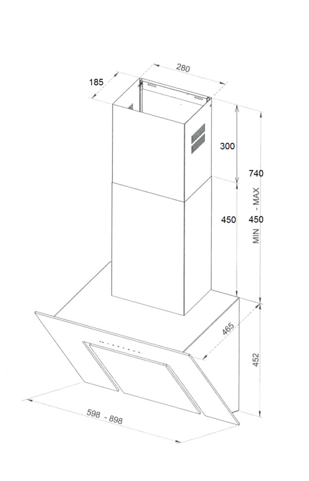Вытяжка Kuppersberg F 660 W