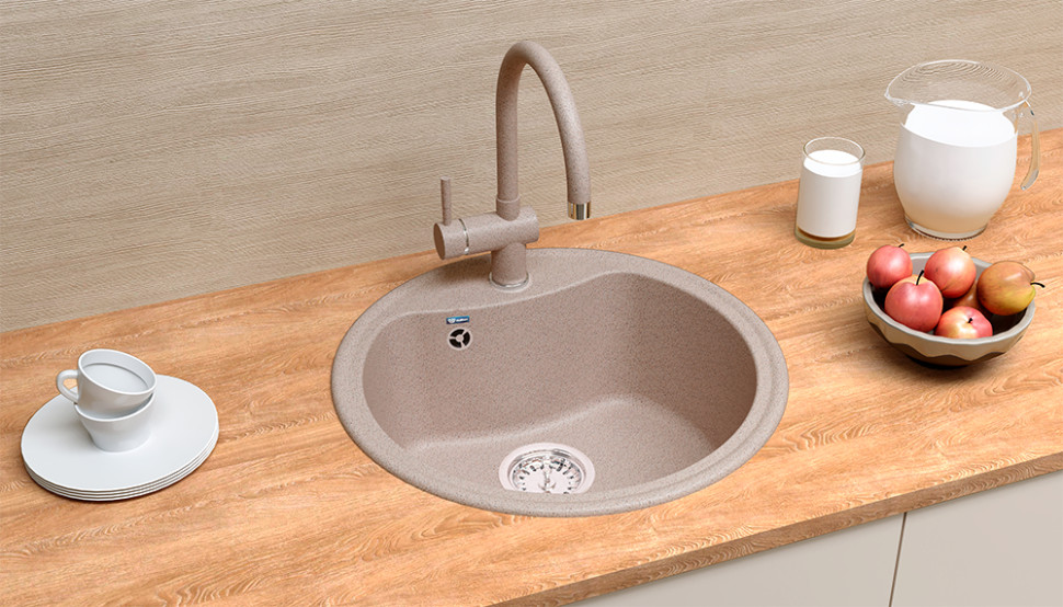 Кухонная мойка Ulgran U-601 (344 ультра-черный)