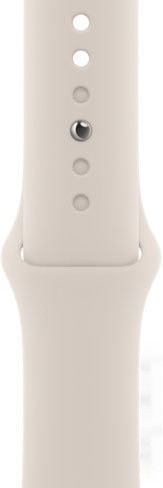 Умные часы Apple Watch SE 2 40 мм (алюминиевый корпус, звездный свет/звездный свет, спортивный силиконовый ремешок)