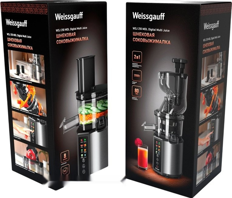 Соковыжималка Weissgauff WSJ 210 MDL Digital Multi Juice