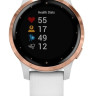 Умные часы Garmin Vivoactive 4s (белый/золотистый)