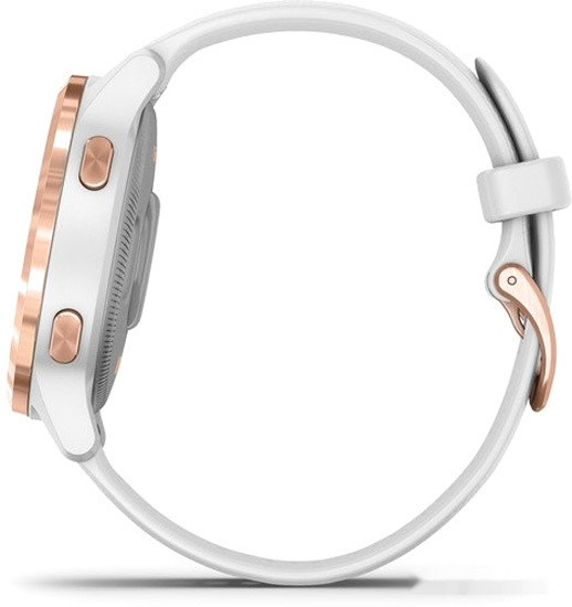 Умные часы Garmin Vivoactive 4s (белый/золотистый)