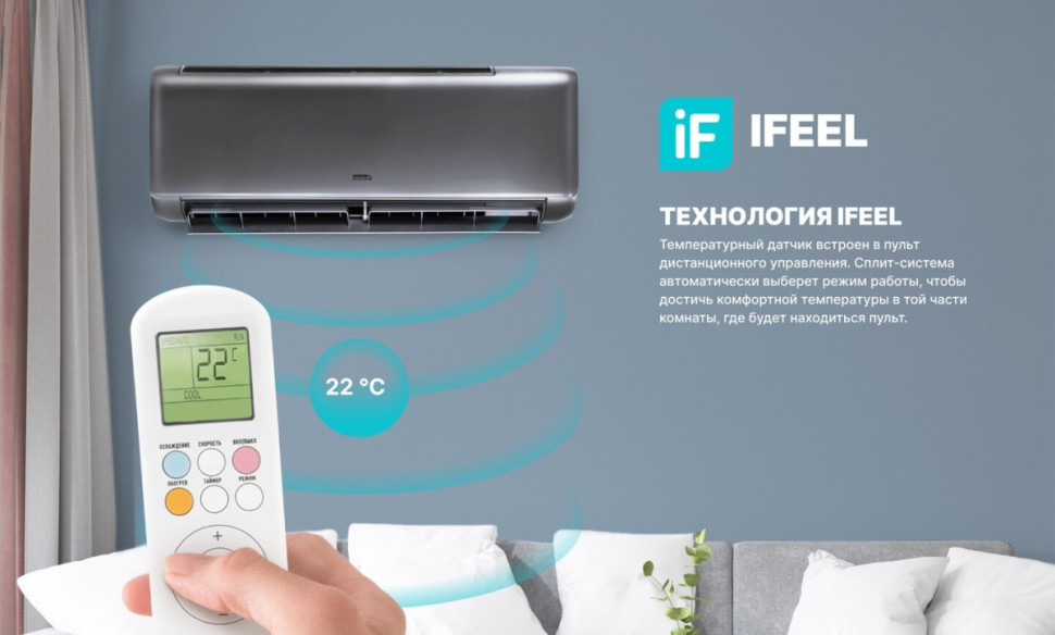 Кондиционер CENTEK CT-65I09